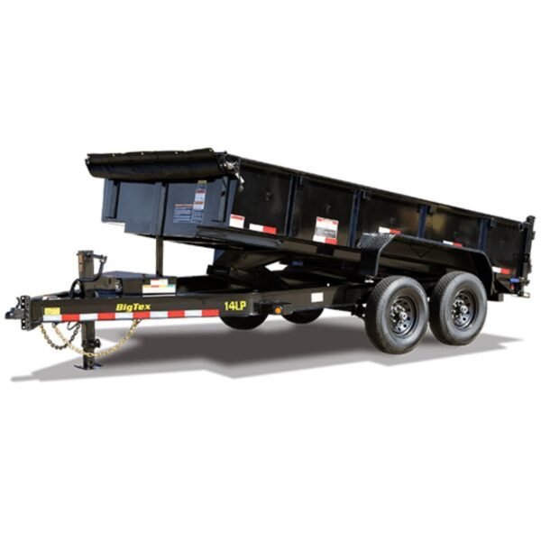 14LP_1-600x600-1-1.jpg Big Tex Heavy Duty Ultra Low Profile Dump Trailer | 14LP - Image 1