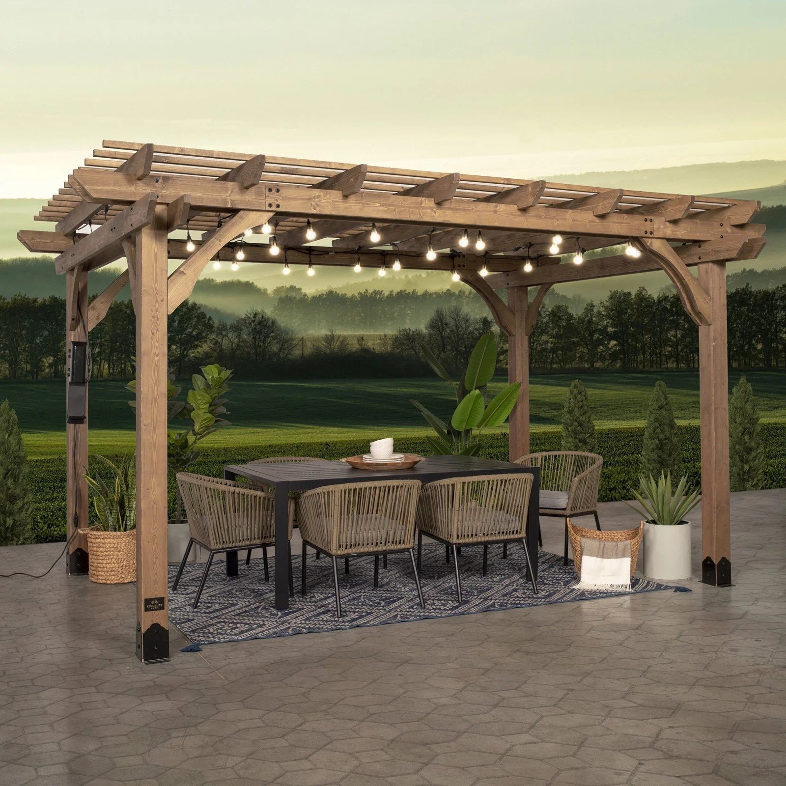 14x10-Fairhaven-Rustic-Hero_0af50be8-1973-4616-a461-a600b0d27e80-2-scaled-1-1.jpg Fairhaven Pergola Rustic Finish 14 x 10 - Image 1