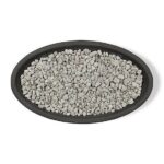 Real Flame 48.25 in. x 28.25 in. Riverside Oval Propane Gas Fire Bowl, Shale