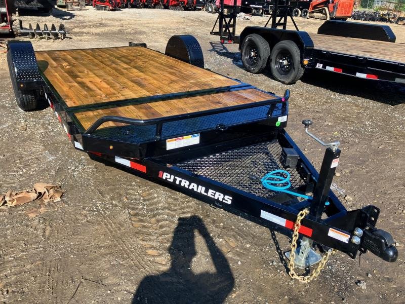 1831_1-1.jpg 7 X 16 Interstate Full Bed Single Axle Tilt 7K Trailer - Image 1