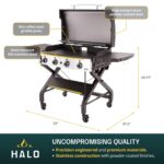Halo Elite4B Outdoor Griddle | Dual Zone Burner System | Wind-Proof & Wall-to-Wall Heat | Natural Gas Compatible | Up to 750°F | 5-Year Warranty | 10 - Image 3