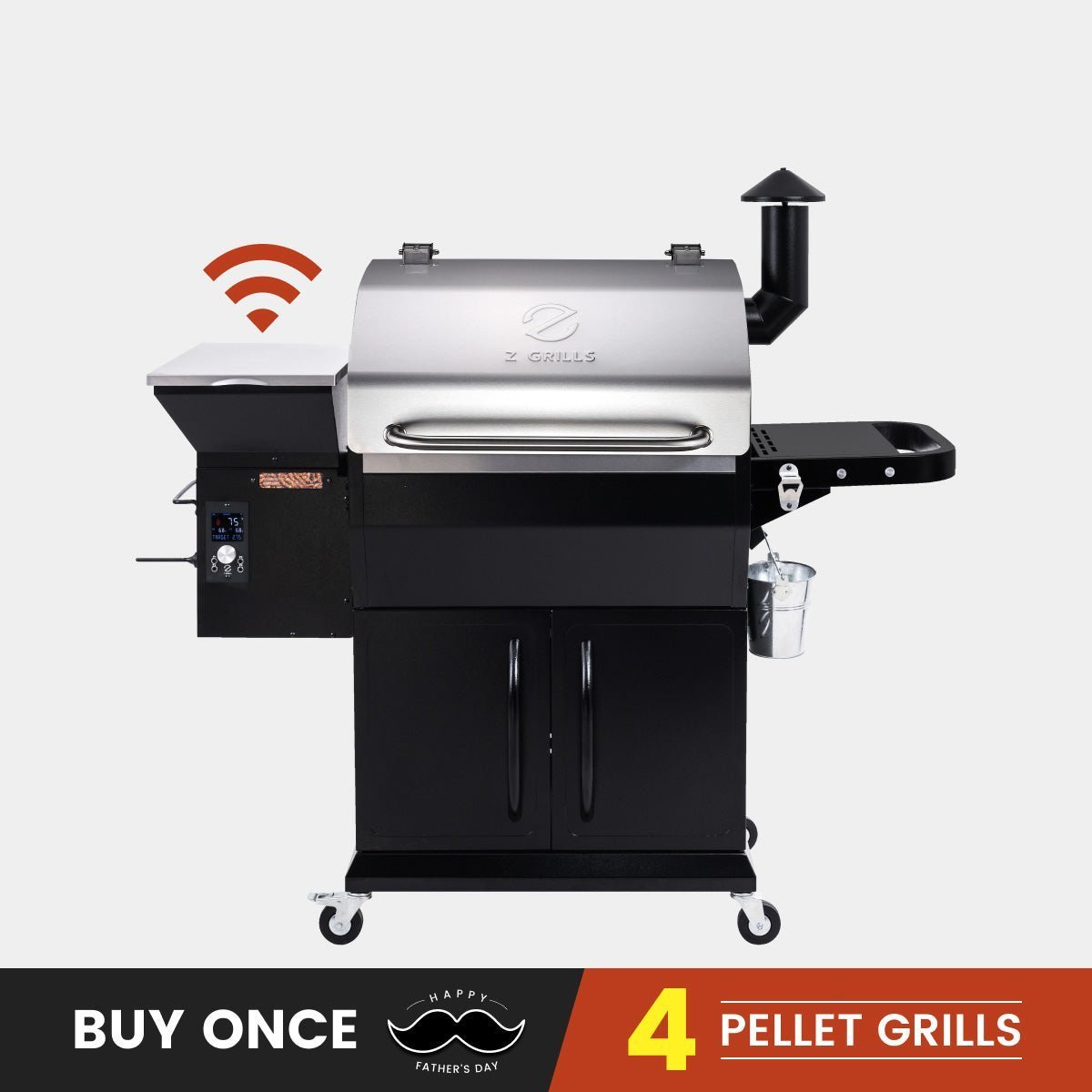 20260605-_-1000D4E_1800x1800.jpg Z Grills BBQ LEGEND 1000D4E WIFI STAINLESS STEEL - Image 1