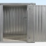 2m Flat Pack Store (Galvanised) Features