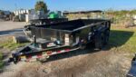 14 Foot Big Tex Low Profile with Spreader Gate Black Dump Trailer (14LD-14BK) - Image 2