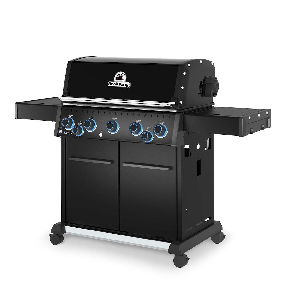 3add8b9baf4a1a6e89a7d2b838576077.jpg Saber Deluxe Black 3-Burner Gas Grill - Image 1