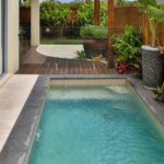 Mini piscine bloc polystyrène4 x 2.50 x 1.50 m : avec liner pierre de bali : Basalt