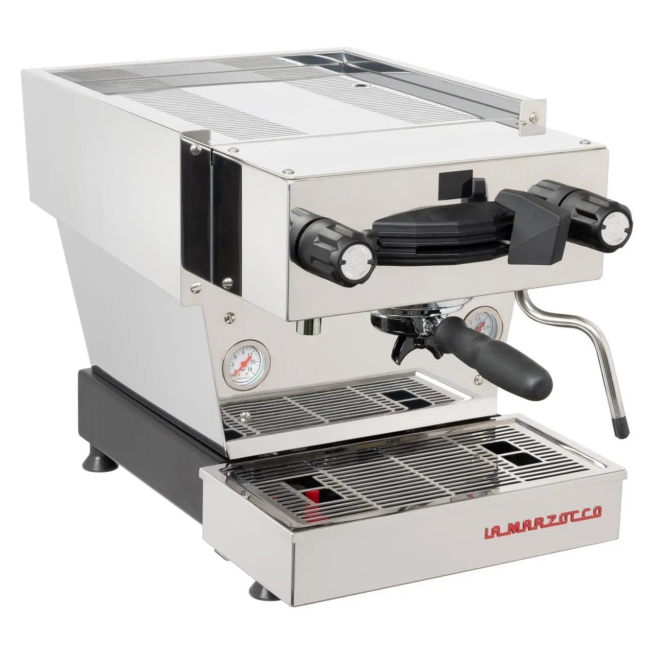 5-1-1.jpg La Marzocco Linea Mini Espresso Machine – White / Walnut Accents - Image 1
