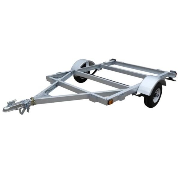 5265892-700x700-1-600x600-1-1.jpg STIRLING, 4ft. x 6ft. Galvalume Kit Trailer w/8in. Wheels, Load Capacity 800 lb, Deck Length 6 ft, Deck Width 4 ft, Model# 48-072-KO8 - Image 1