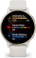 Garmin vívoactive 5, Health and Fitness GPS Smartwatch, AMOLED Display, Up to 11 Days of Battery, Ivory - Image 4