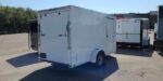 Spartan 6X12 Single Axle Enclosed Cargo Trailer | .030 | White | SP6X12SA - Image 3