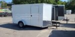 Spartan 6X12 Single Axle Enclosed Cargo Trailer | .030 | White | SP6X12SA - Image 2