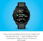 Garmin Forerunner 165, Running Smartwatch, Colorful AMOLED Display, Training Metrics and Recovery Insights, Black - Image 3