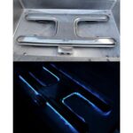 Heritage 1-Burner Natural Gas Grill with Side Shelves Modern Home Products - Image 3