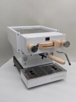 La Marzocco Linea Mini Espresso Machine – White / Walnut Accents - Image 4
