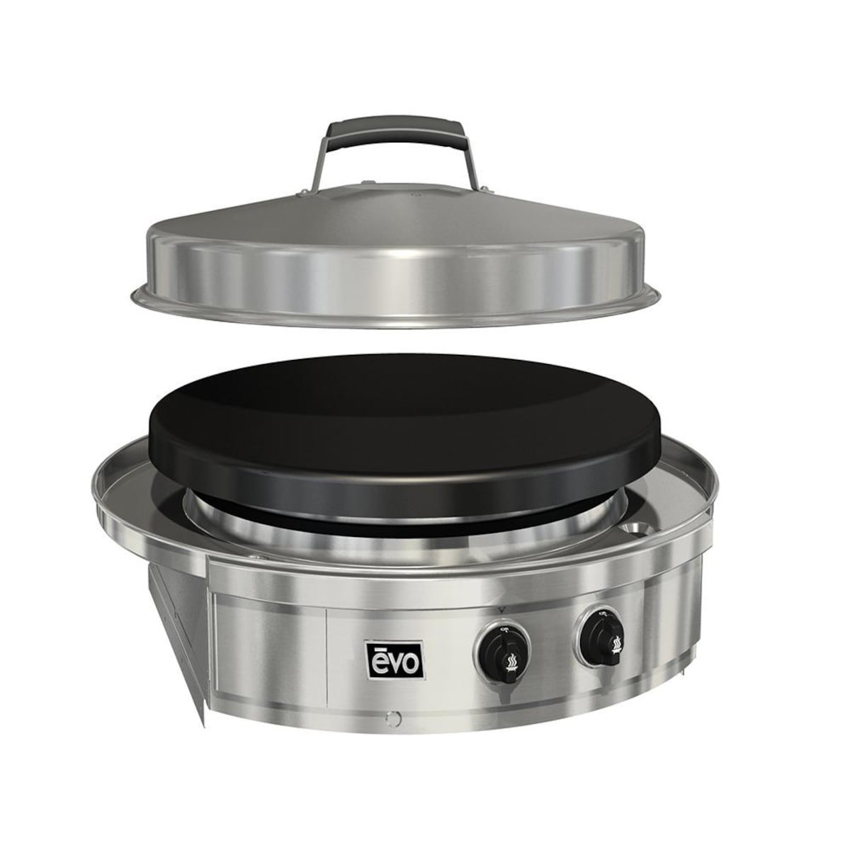 82c5014a5a2dbf392bf977ba5530c9b4.jpg Evo Affinity 25G Built-In Flattop Gas Grill - Image 1