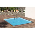 Piscine bois carrée Capri 420 x 420 x 145 cm - Image 3
