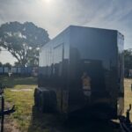 2025 6X12TA ENCLOSED CARGO TRAILER RAMP DOOR 9278