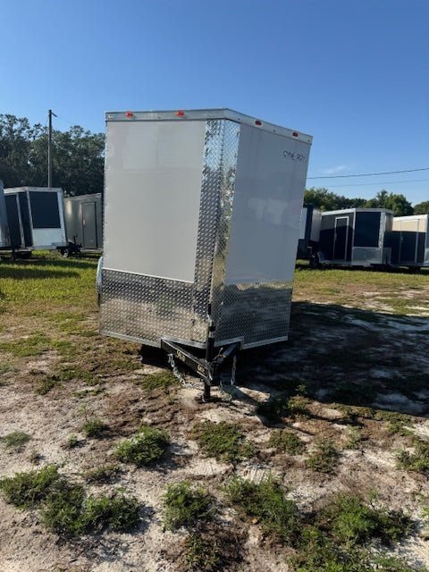 96101-1.jpg 2025 6X12SA ENCLOSED CARGO TRAILER RAMP DOOR 9610 - Image 1