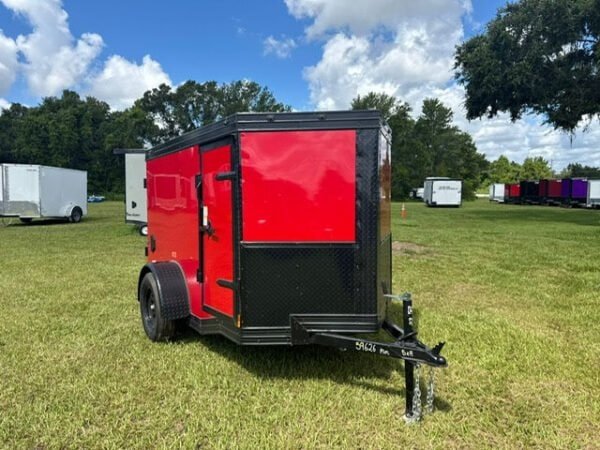 96261-600x450-1-1.jpg 2025 5X8SA ENCLOSED CARGO TRAILER 60” 9626 - Image 1