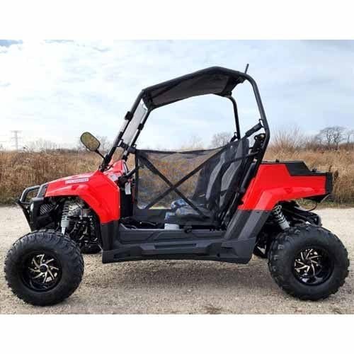 AYW-0011.1-2.jpg 200cc Highlander UTV Fuel Injected Utility Vehicle Gas Golf Cart Alternate Fully Loaded – YK200U – RED - Image 1