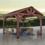 Arlington 12×12 Solid Wood Patio Gazebo - Image 2