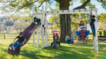 Honey Bear Hangout Swing Set - Image 2