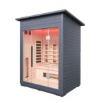 3-Person Outdoor Steam Sauna – Ultimate Relaxation with Red Light & Negative-Ions - Image 3