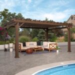 Backyard Discovery 16 ft. x 12 ft. Steel Traditional Pergola - Image 12