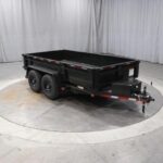 6×12 Dual-Axle Dump Trailer – 12,000 lb Heavy-Duty Hauler for Construction & Landscaping