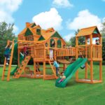 Gorilla Playsets Amber 23’W x 23’D x 13’H Everest Elite Swing Set - Image 2