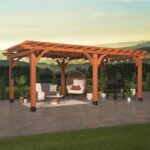 20×12 beaumont pergola – brown - Image 20