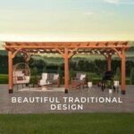 20×12 beaumont pergola – brown - Image 24