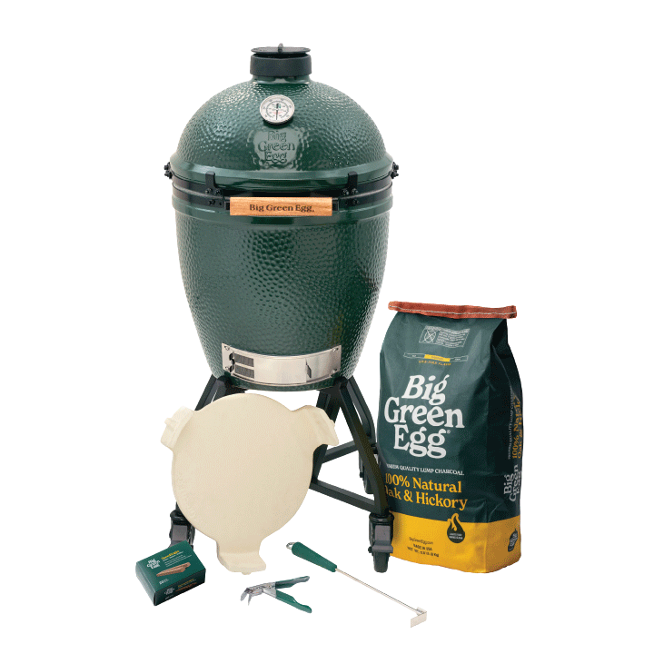 Package-Egg-L-NestHandler.png Large Big Green Egg + Standard Nest + Egg Mates Package - Image 1