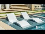 Ledge Lounger Luxury In-Pool Chaise Lounge Set. For Tanning Ledges Up to 9″ Deep