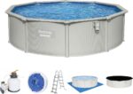 Bestway Hydrium 18′ x 52″ Round Steel Wall Above Ground Pool Set - Image 3