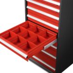 Heavy Duty Modular Drawer Cabinet – 9 Drawer 59″ H x 28.5″ W x D Tool Storage Organizer - Image 4
