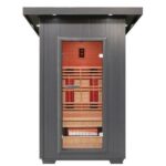 Logan 2 Person Outdoor Modern Sauna - Image 4