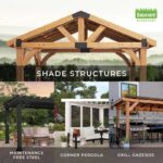 Saxony Xl 13 Ft. W X 6.5 Ft. D Solid Wood Grill Gazebo - Image 10