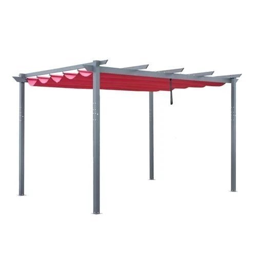 aleko-aluminum-outdoor-retractable-canopy-pergola-13-x-10-ft-burgundy-color-pergburg10x13-ap-products-garage-department-746_27afb2cc-fcd6-47a4-b098-f1e11c9741a8-1.jpg Aleko Aluminum Outdoor Retractable Canopy Pergola – 13 x 10 Ft – Burgundy Color PERGBURG10X13-AP - Image 1