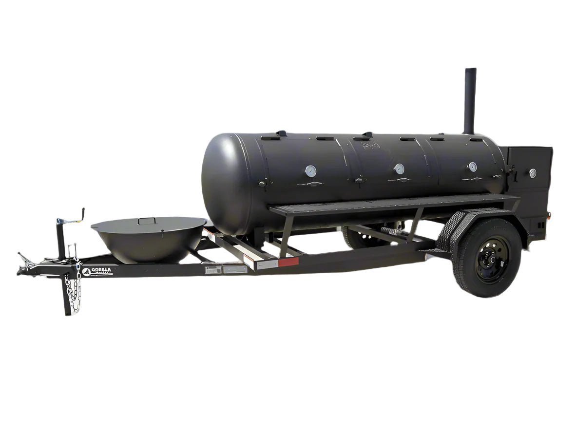 dsc04307_3.jpg 330 Gallon Pull Behind BBQ Smoker with Round Charcoal Grill 3500lb Axle - Image 1