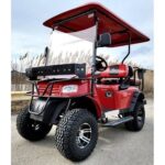 Brand New 48v Electric Golf Cart Lifted & Loaded eMACHINE – RED