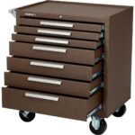 Kennedy 315XB 15-Drawer Maintenance Cart Brown - Image 3