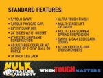 9,990# GVWR Ultra Low Pro 10′ Dump Trailer w/ Contractor Package - Image 3