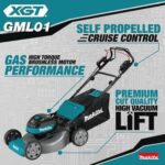 Makita gml01pl 40V max XGT Brushless 21″ Self-Propelled Commercial Lawn Mower Kit - Image 3