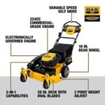 DEWALT 28 in. 224cc 3-in-1 Self-Propelled Gas Push Lawn Mower - Image 4