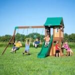 Backyard Discovery Lakewood Cedar Wood Swing Set
