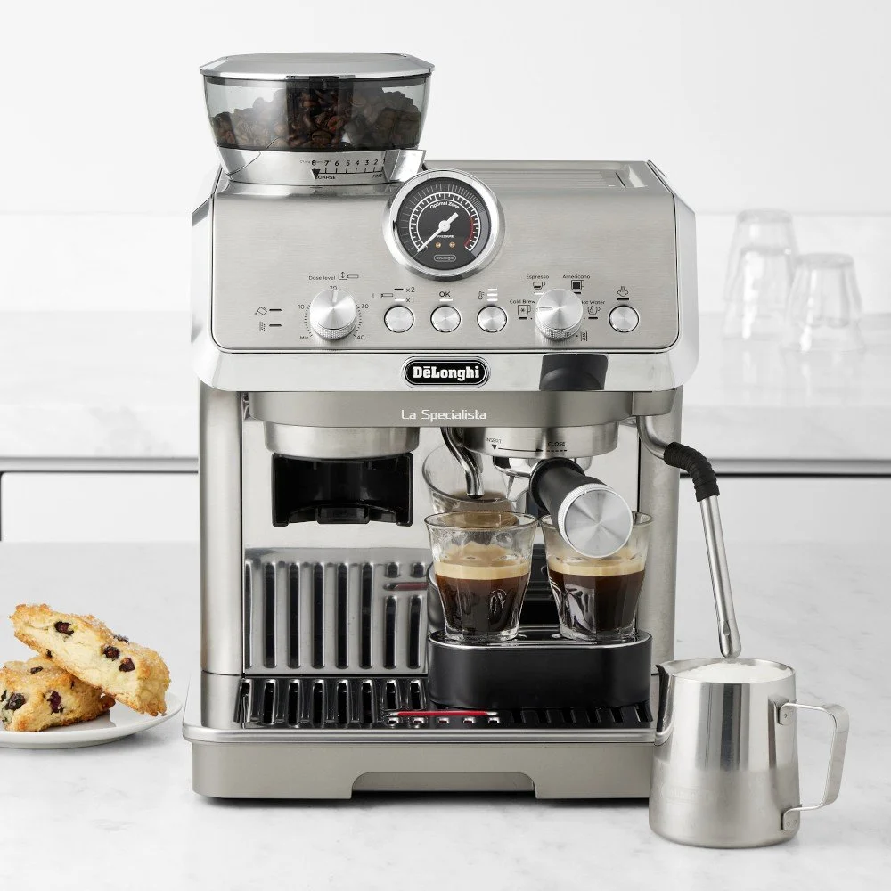 kjhg1-2.webp Breville Barista Express Espresso Machines BES870XL, Brushed Stainless Steel - Image 1