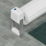 Volet piscine manuel motorisable APF Pool Swift et sa iBox 410