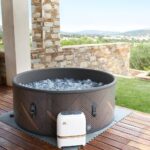 MSpa Frame Mono Round 6 Person Inflatable Hot Tub Spa - Image 3