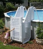 Habitat Et Jardin Escalier double pour piscine ” Bruno